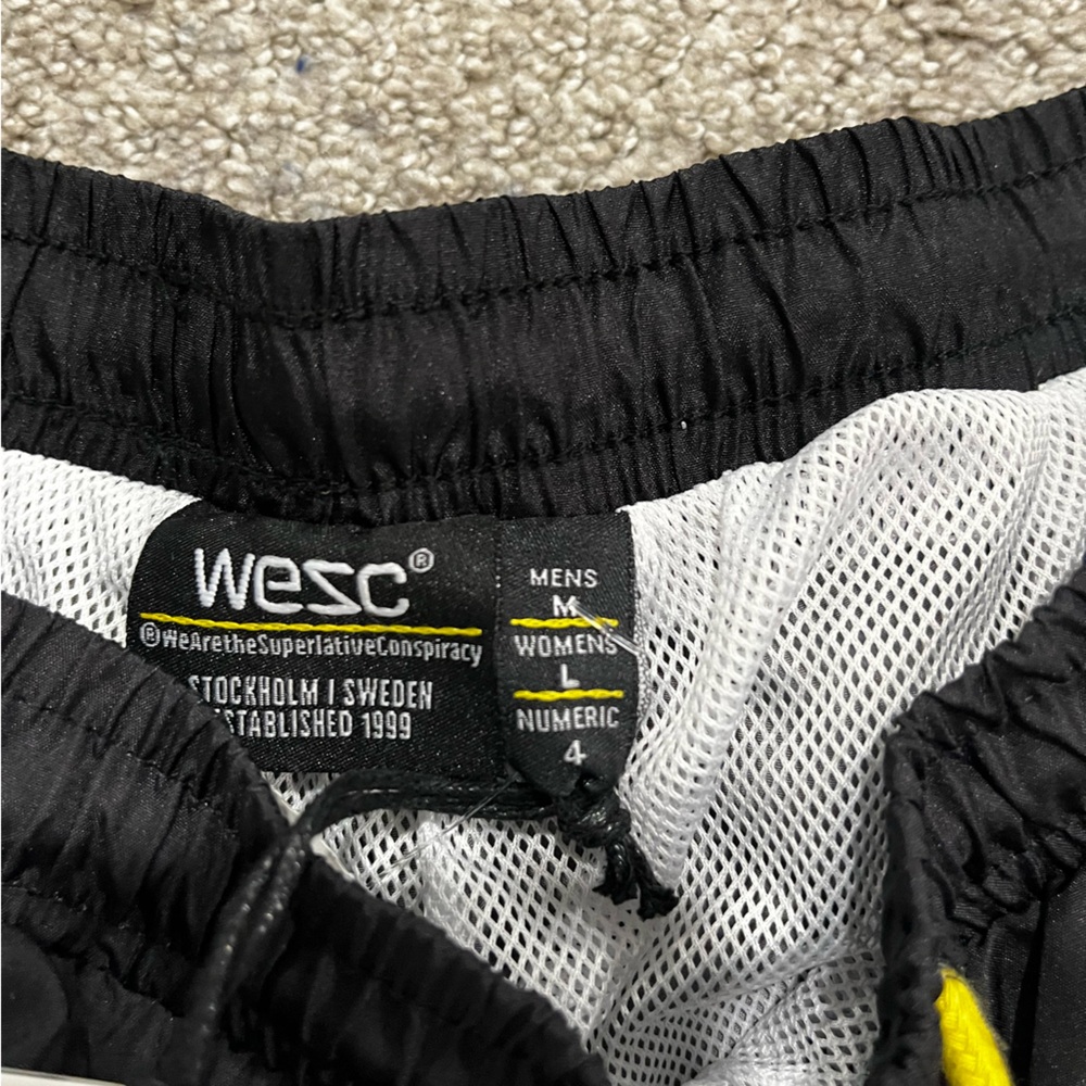 WESC Swim Shorts with Rainbow Stripes - Picture 5 of 6